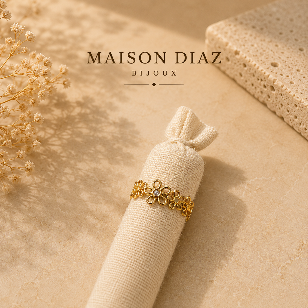 Bague Floria – Dorée