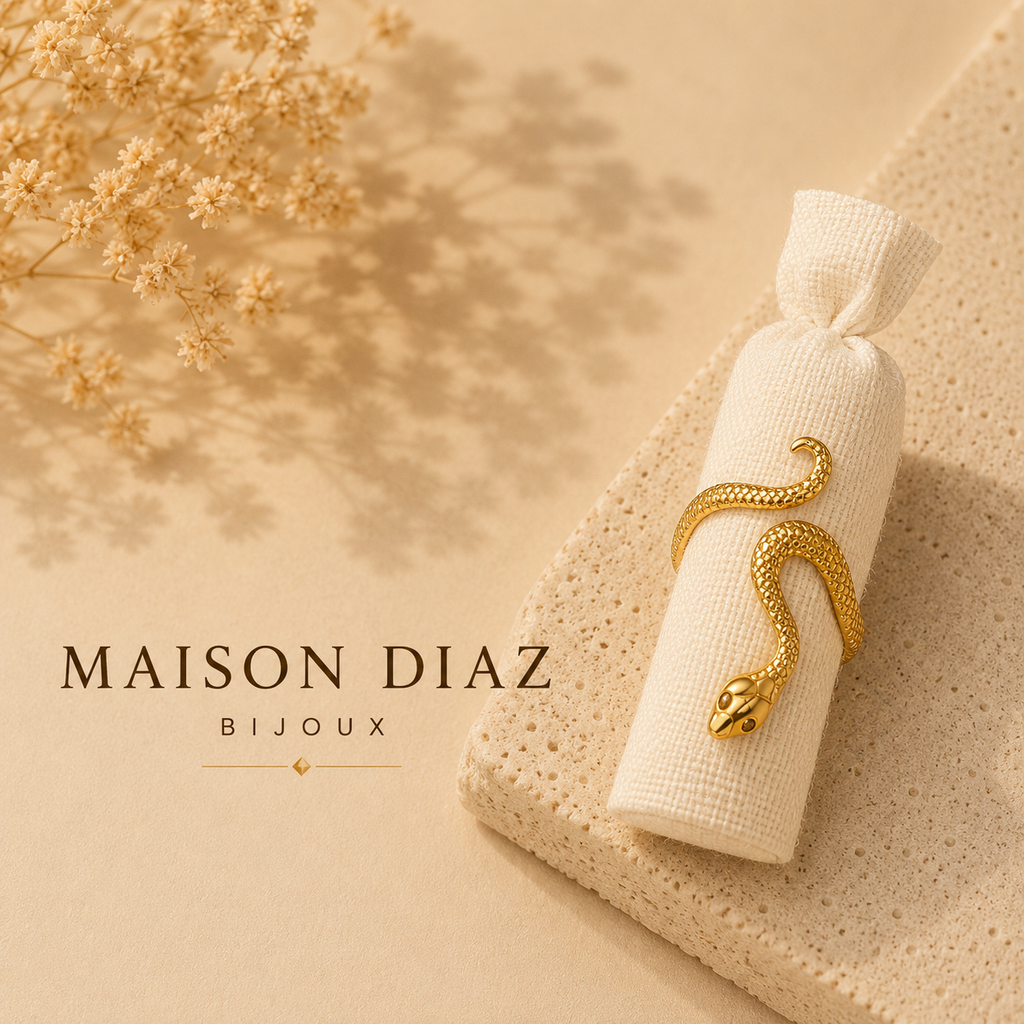 Bague Cobra – Dorée