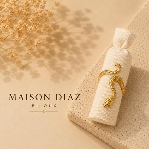 Bague Cobra – Dorée