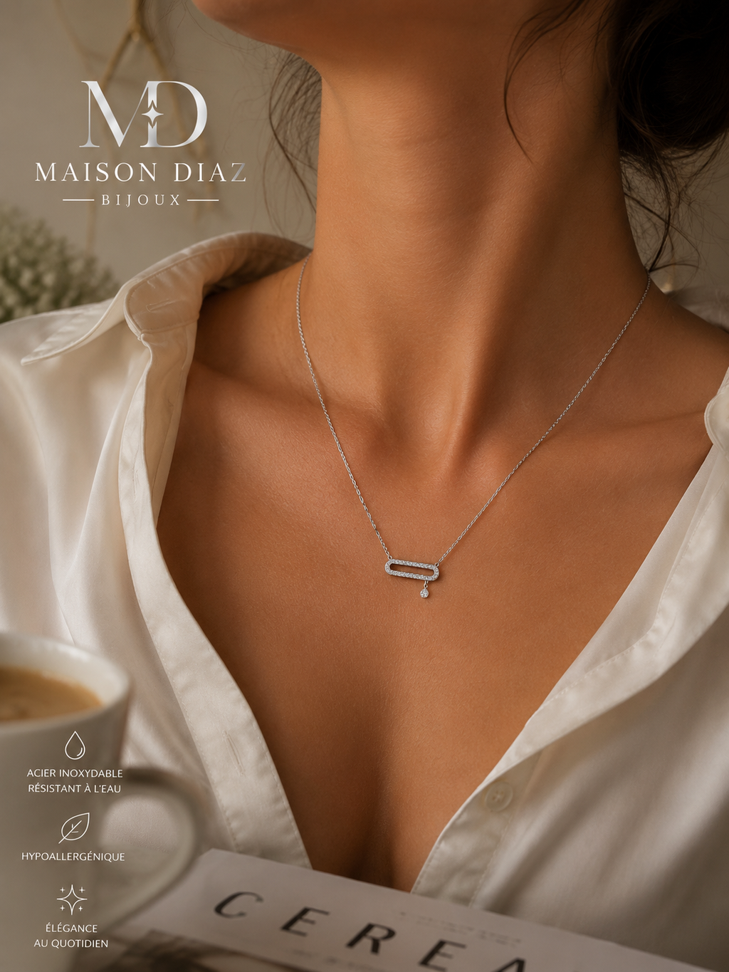 Collier prestige Argent
